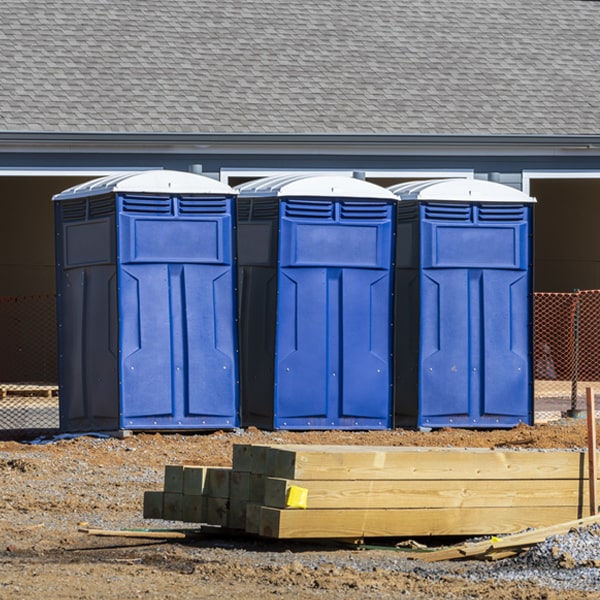 how can i report damages or issues with the portable restrooms during my rental period